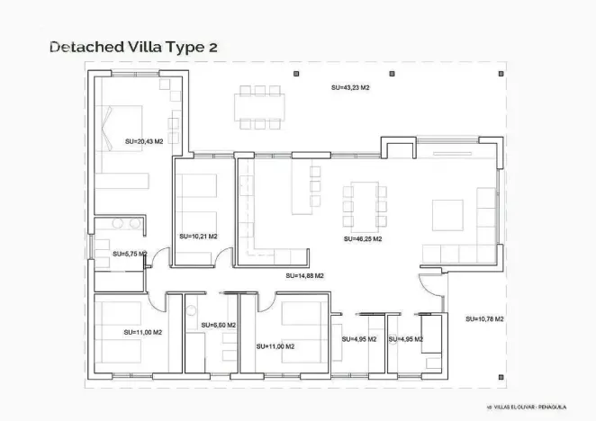 Prodej rodinného domu, Penaguila, Alicante, Španělsko, 155 m2