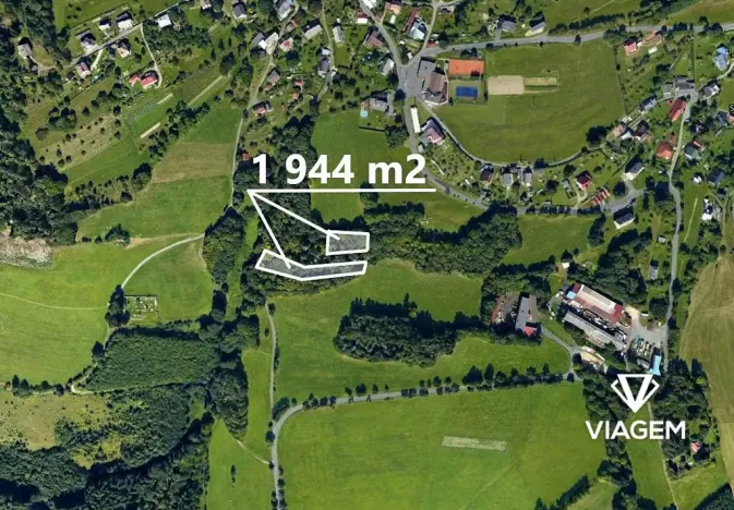 Prodej podílu zahrady, Železný Brod, 2553 m2