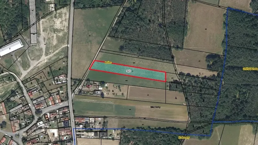 Prodej pozemku, Krakovany, 4200 m2