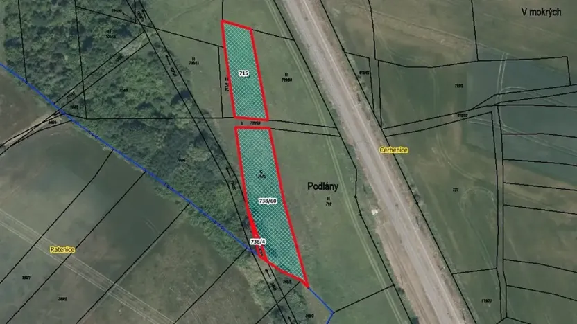 Prodej pozemku, Cerhenice, 2662 m2