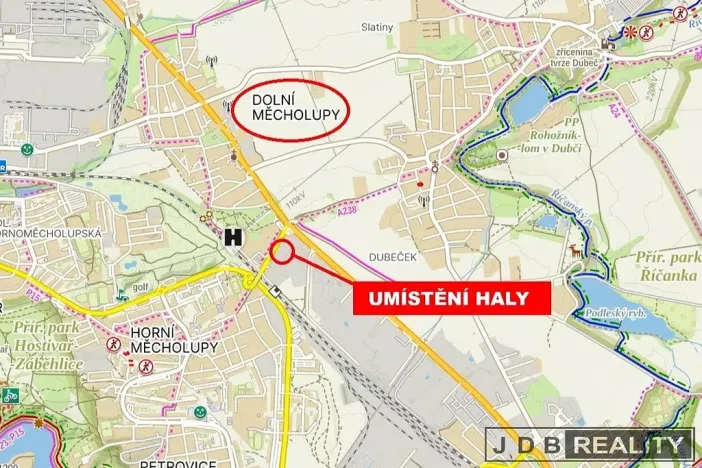 Prodej skladu, Praha - Horní Měcholupy, K Měcholupům, 275 m2