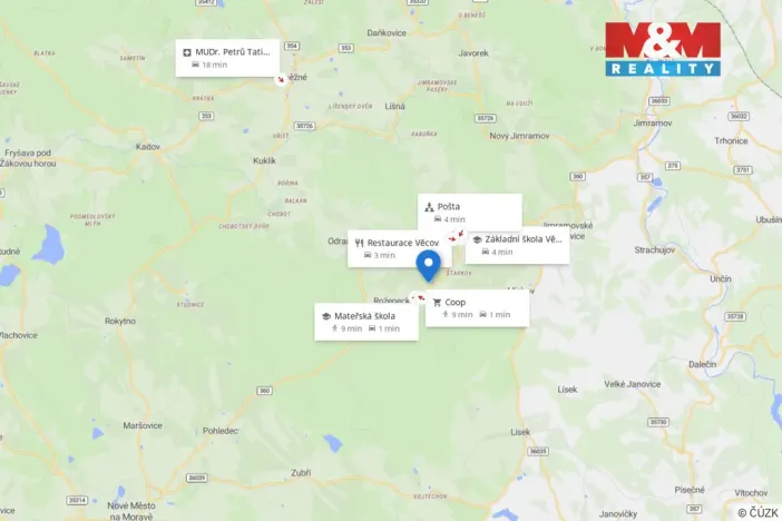Prodej pozemku, Věcov - Roženecké Paseky, 7144 m2