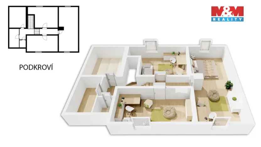 Prodej rodinného domu, Hulín, Wolkerova, 160 m2