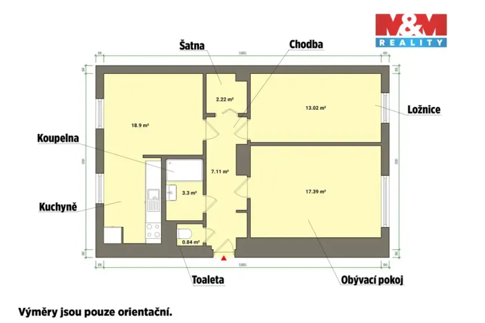 Pronájem bytu 3+kk, Mariánské Lázně, U Pily, 65 m2