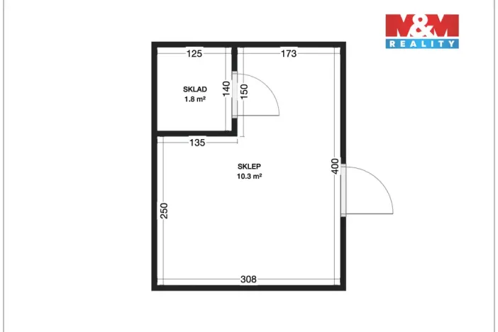 Prodej chaty, Kutná Hora - Perštejnec, 16 m2