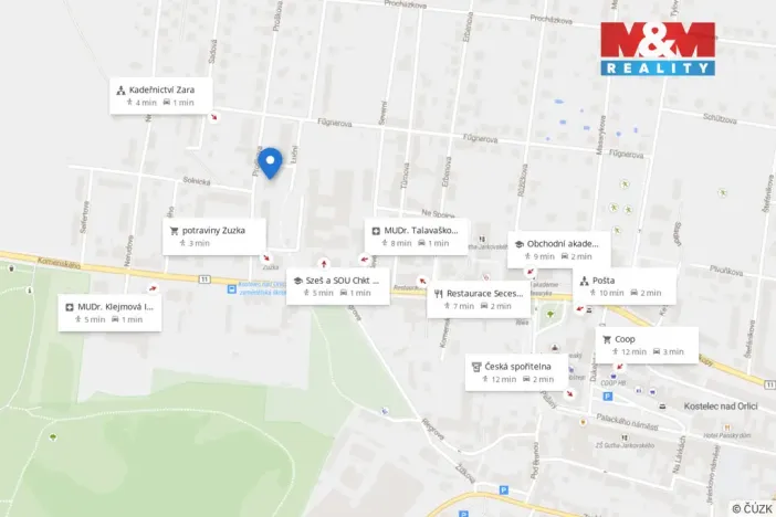 Prodej bytu 3+1, Kostelec nad Orlicí, Proškova, 65 m2