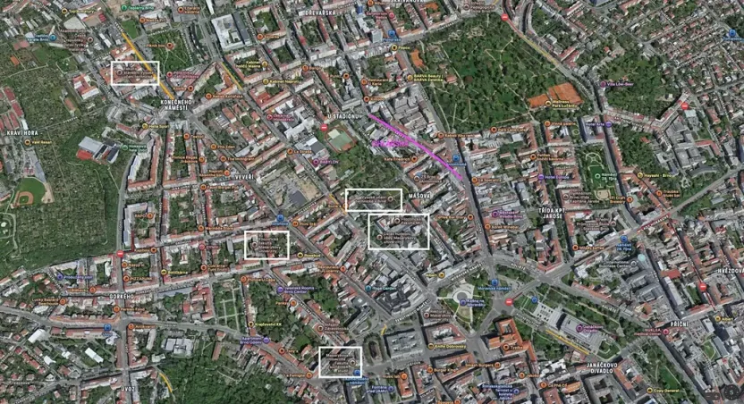 Pronájem bytu 1+1, Brno, Cihlářská, 44 m2