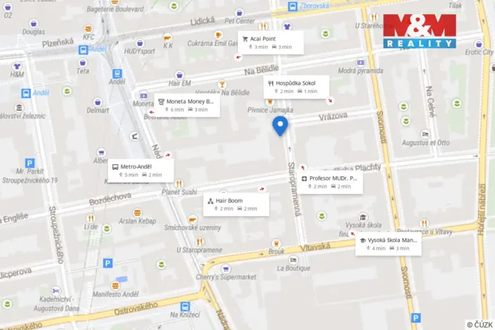 Pronájem obchodního prostoru, Praha - Smíchov, Staropramenná, 48 m2