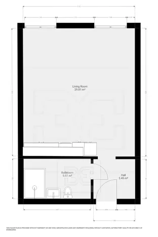 Pronájem bytu 1+kk, Praha - Smíchov, Toyen, 42 m2