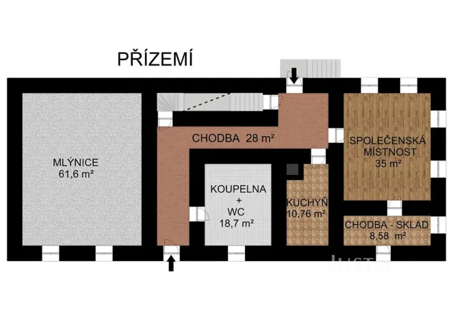 Prodej rodinného domu, Prachatice, Krumlovská, 363 m2