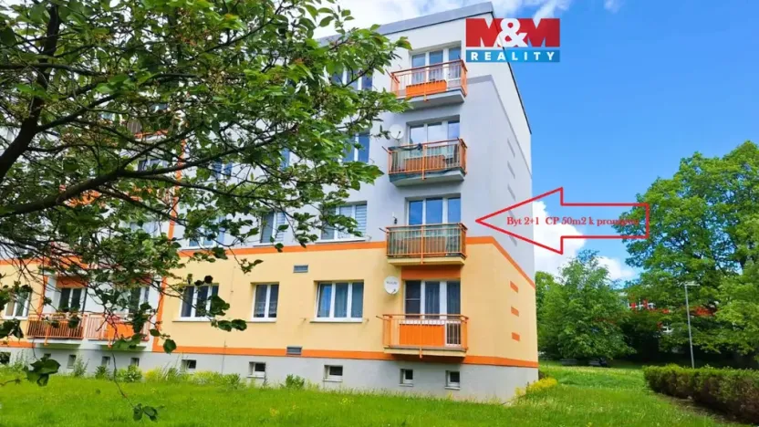 Pronájem bytu 2+1, Česká Lípa, Antonína Sovy, 50 m2