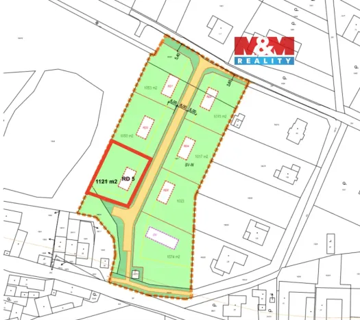 Prodej pozemku pro bydlení, Vesce, 1121 m2