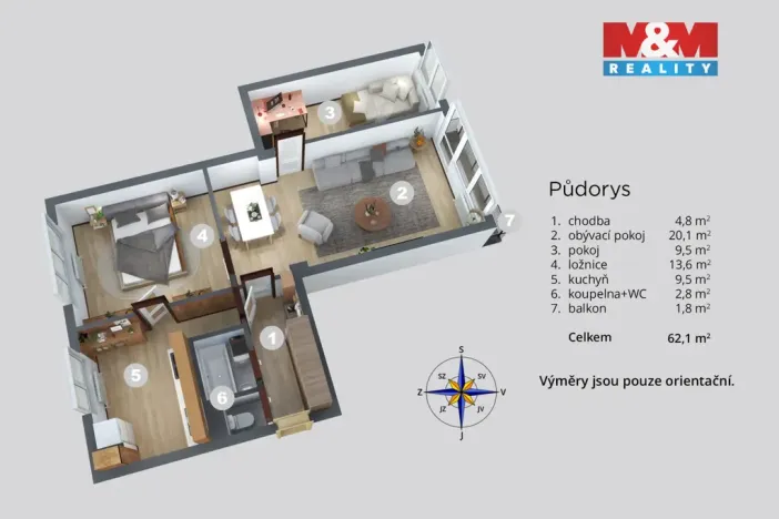 Prodej bytu 3+1, Varnsdorf, Legií, 65 m2