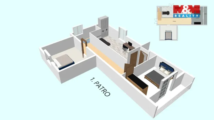 Prodej rodinného domu, Hradištko, Slunná, 130 m2