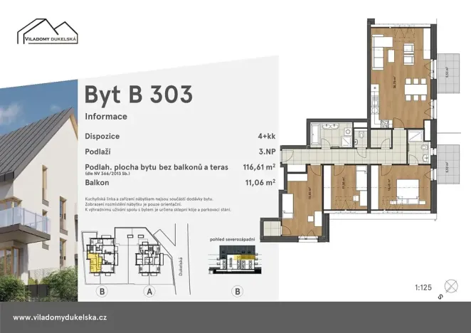 Prodej bytu 4+kk, Liberec, Dukelská, 128 m2