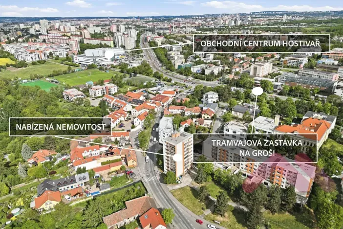Pronájem bytu 3+1, Praha - Hostivař, Pražská, 80 m2