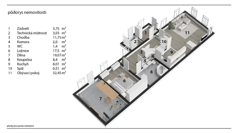 Prodej rodinného domu, Třebnouševes, 205 m2