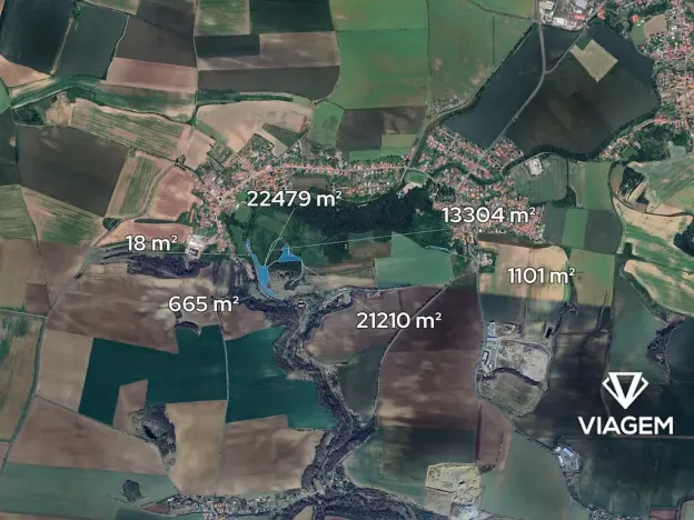 Prodej podílu pole, Radim, 689 m2