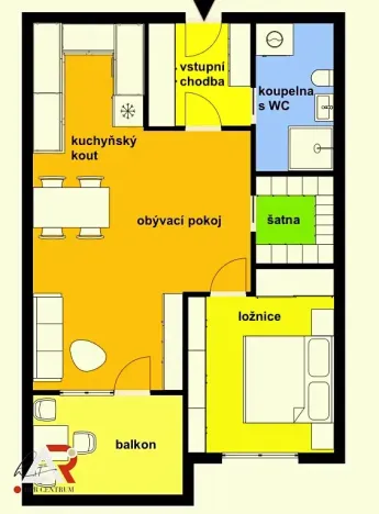 Prodej bytu 2+kk, Brno, Řípská, 67 m2