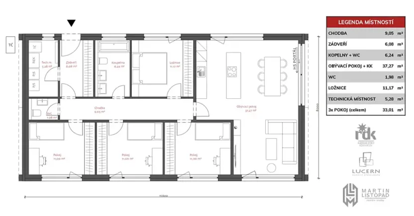 Prodej rodinného domu, Komárov, 110 m2