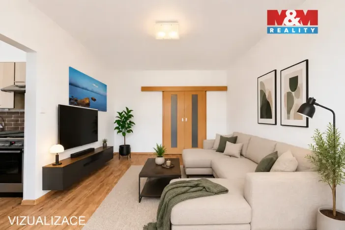Pronájem bytu 3+1, Zlín, Severní Vršava, 72 m2