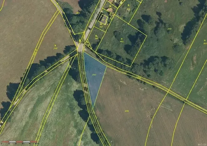 Prodej pole, Nová Bystřice, 1358 m2