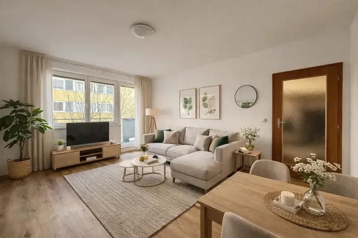 Prodej bytu 2+kk, Praha - Troja, Velká skála, 48 m2
