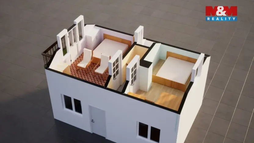 Prodej chaty, Čtveřín - Doubí, 50 m2