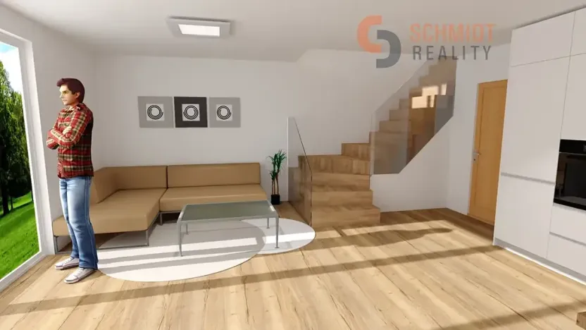 Pronájem bytu 2+kk, Březí, Lipová, 51 m2