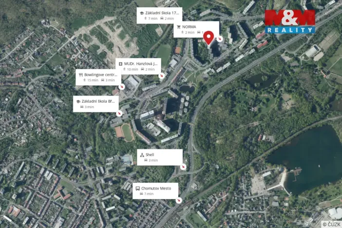 Prodej bytu 2+1, Chomutov, Holešická, 62 m2
