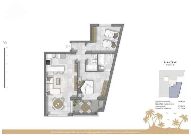 Prodej bytu 3+kk, Guardamar del Segura, Alicante, Španělsko, 72 m2