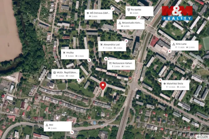 Prodej bytu 3+1, Ostrava - Zábřeh, Volgogradská, 68 m2