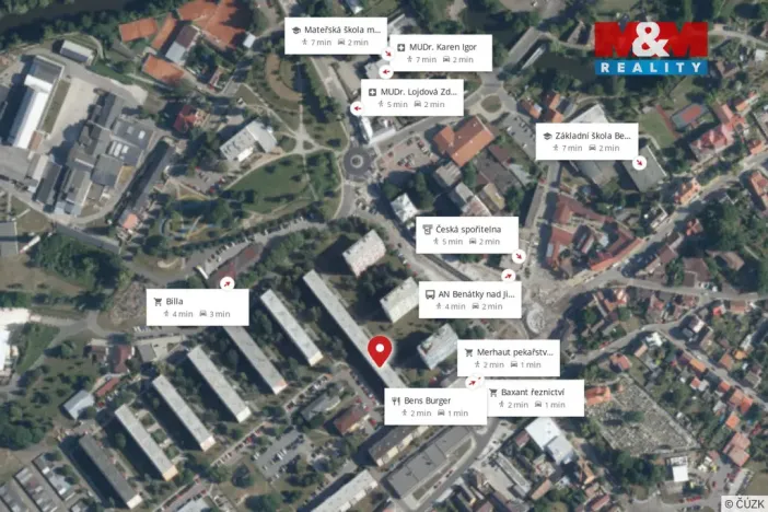 Prodej bytu 2+kk, Benátky nad Jizerou - Benátky nad Jizerou II, Na Burse, 43 m2