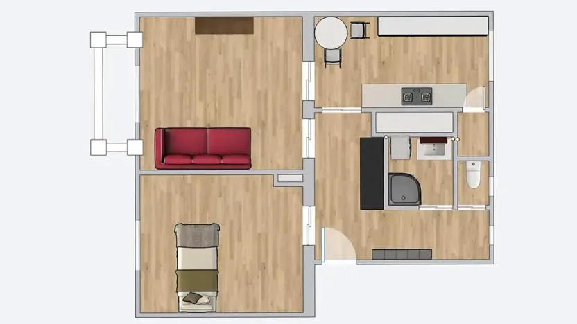 Prodej bytu 2+1, Rakovník, Prokopova, 58 m2