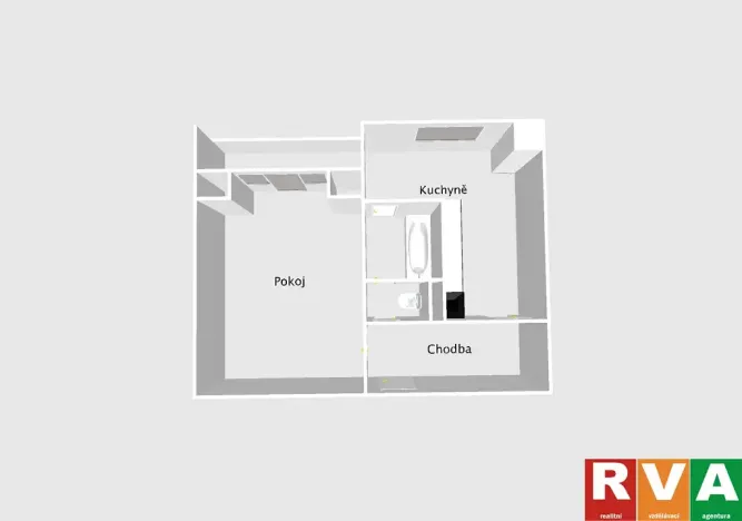 Prodej bytu 1+1, Plzeň, náměstí Milady Horákové, 36 m2