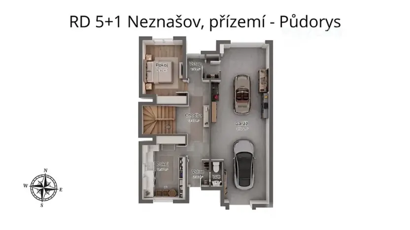 Prodej rodinného domu, Všemyslice, 163 m2