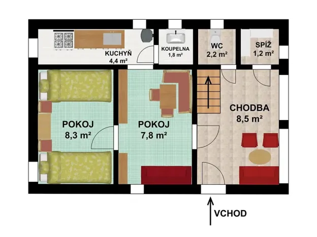 Prodej chaty, Choceň, 60 m2