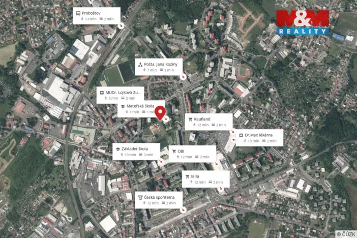 Prodej bytu 3+kk, Teplice, Hlávkova, 54 m2
