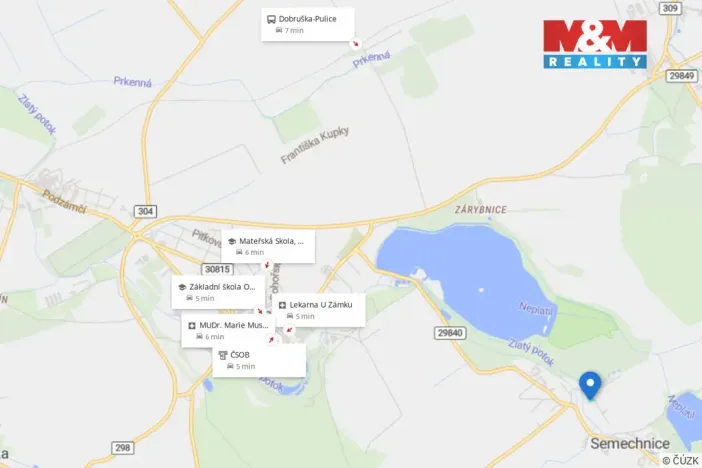 Prodej rodinného domu, Semechnice, 57 m2
