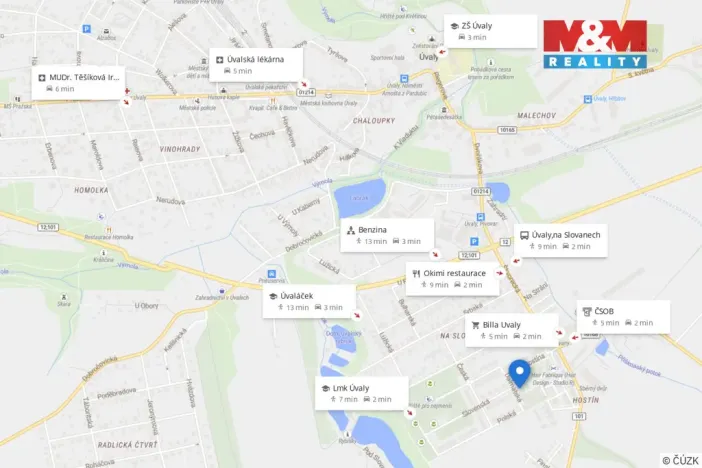 Pronájem bytu 2+kk, Úvaly, Dalmatská, 44 m2
