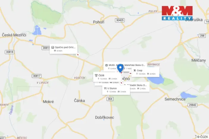Pronájem bytu 1+1, Opočno, Krátká, 32 m2