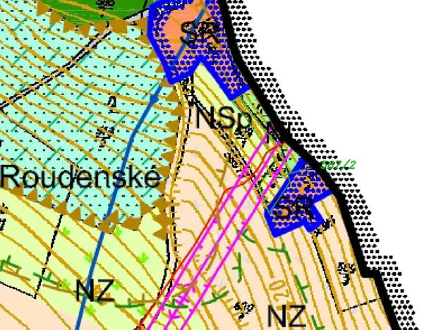 Dražba louky, Nové Hrady, 766 m2