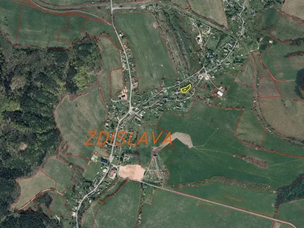Dražba pozemku pro bydlení, Zdislava, 1043 m2