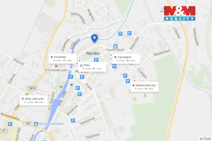 Prodej bytu 1+1, Nýrsko, Rybářská, 40 m2