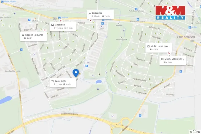 Prodej bytu 1+kk, Praha - Hostavice, U Hostavického potoka, 33 m2