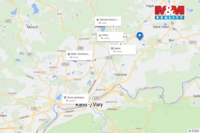Prodej pozemku pro bydlení, Sadov - Lesov, 4925 m2