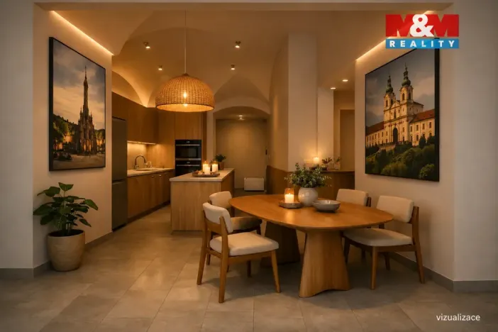 Prodej atypického bytu, Olomouc - Svatý Kopeček, nám. Sadové, 70 m2