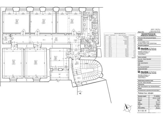 Prodej ubytování, Praha - Smíchov, Arbesovo náměstí, 930 m2