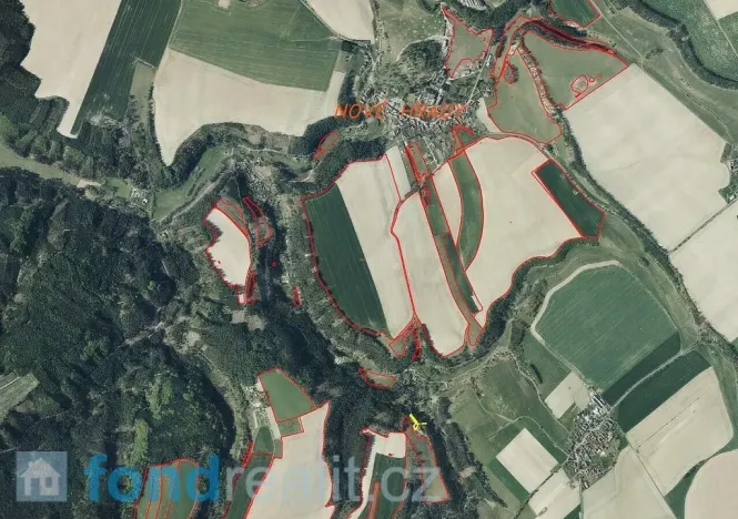 Prodej pozemku, Nové Hrady, 766 m2