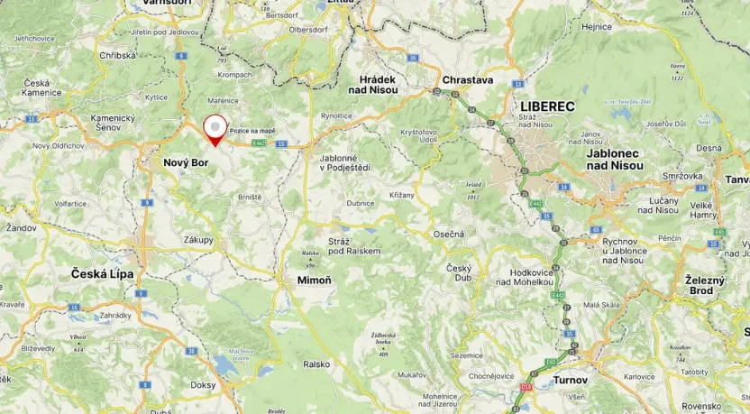 Prodej pozemku, Cvikov, 1017 m2